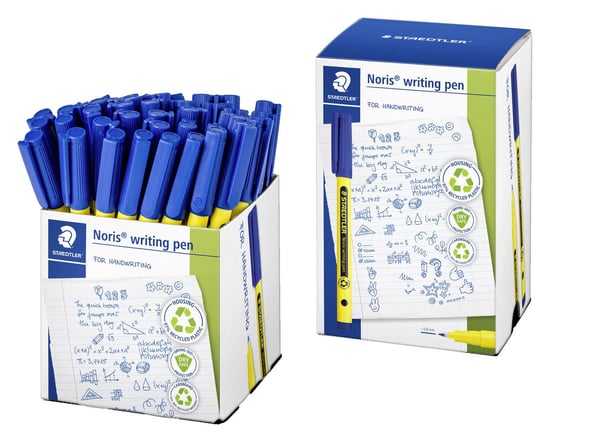 Miniatyrbillede 1 af 2: Staedtler Noris fineliner Fin Blå