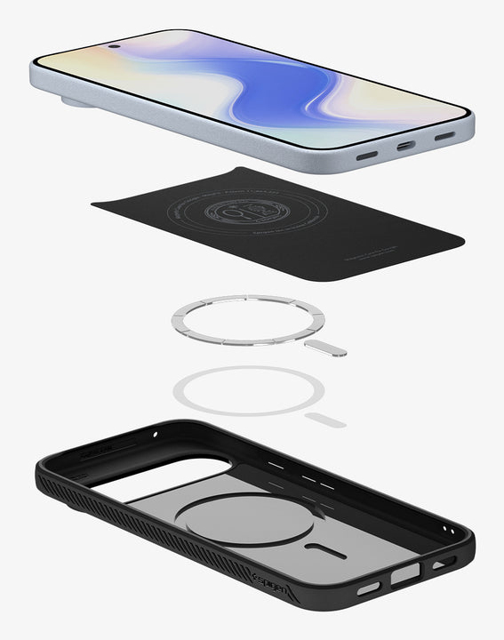 Pikkukuva 4 / 9: Spigen Liquid Air (MagFit) matkapuhelimen suojakotelo 16 cm (6.3") Suojus Musta