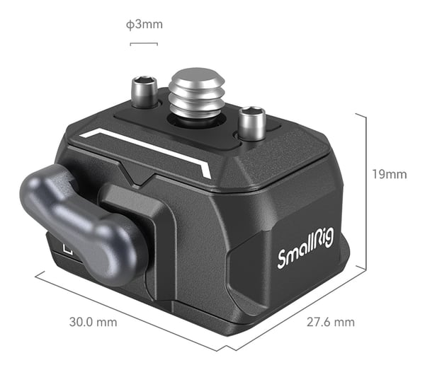 Miniatyrbillede 7 af 8: SmallRig 3513C kamera monteringstilbehør System til hurtig udløsning