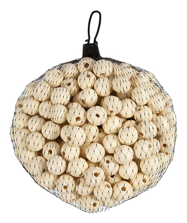 Miniatyrbillede 3 af 3: Creativ Company 57061 perle Rund perle Træ Naturlig 200 stk