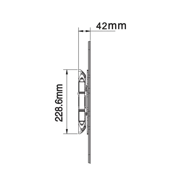 Miniatyrbild 9 av 10: DCU Advance Tecnologic 70100045 tv-fäste 177,8 cm (70") Svart