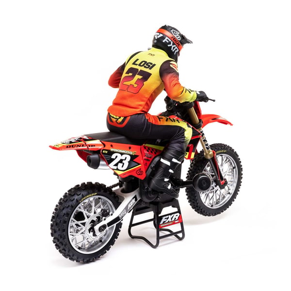 Losi Promoto MX radiostyrd modell Motorcykel Elmotor 1:4