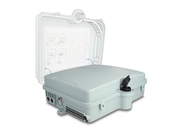 Miniatyrbillede 1 af 6: DeLOCK 87903 kabinet til fiberoptisk splejsning