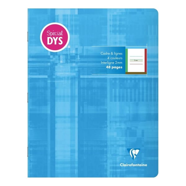 Clairefontaine 37528C blok og notesblok 48 ark Forskellige farver