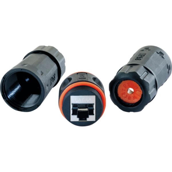 Miniatyrbillede 6 af 6: Schwaiger NWDK16533 kabelsamler RJ45 Sort