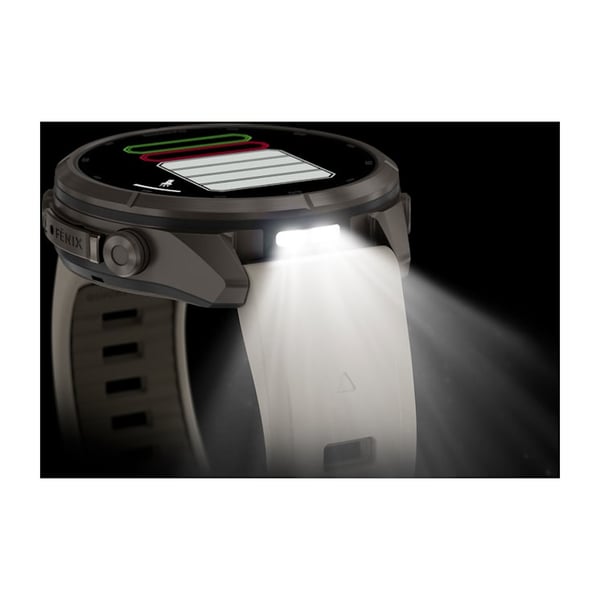Pikkukuva 6 / 13: Garmin fēnix 9 Pro 3,3 cm (1.3") AMOLED 43 mm Digitaalinen 416 x 416 pikseliä Kosketusnäyttö Titaani Wi-Fi GPS (satelliitti)