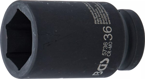 Miniatyrbillede 1 af 4: BGS technic Impact Socket Hexagon stikkontakt