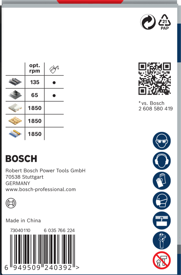 Bosch PRO Multi Material PC Plus hålborr Borr 1 styck