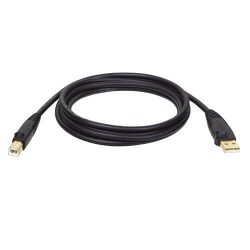 Tripp Lite U022-006 USB-kabel USB 2.0 1,8 m USB A USB B 0,48 Gbit/sek. Sort