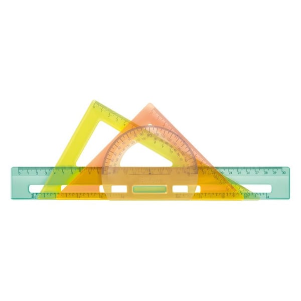 Milan 359801NL lineal Bordlineal Plast Transparent 4 stk