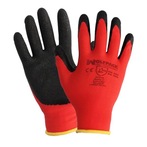 Pikkukuva 1 / 3: Wolfpack Guantes Latex / Nylon Gripflex Talla 11'