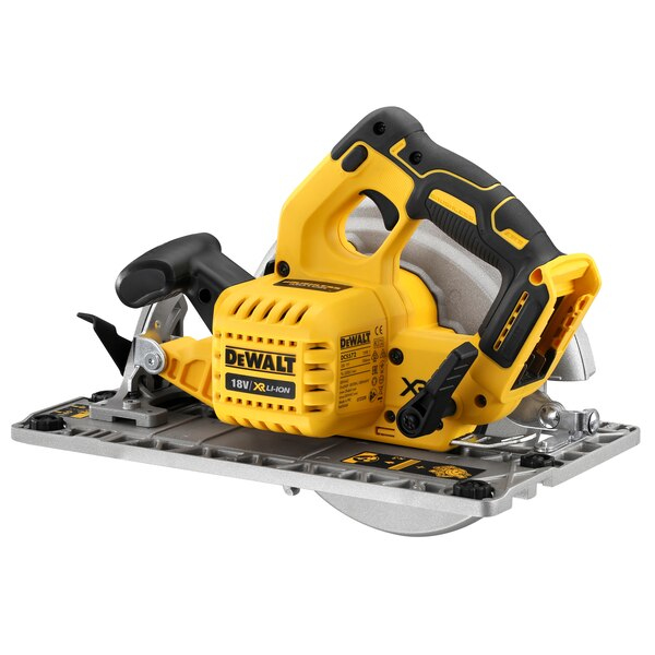 DeWALT DCS572N-XJ bärbar cirkelsåg 18,4 cm Gul 5500 RPM
