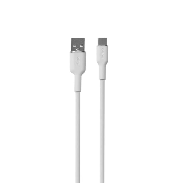 PURO PUUSBCICONWHI USB-kabel USB 3.2 Gen 1 (3.1 Gen 1) 1,5 m USB A USB C Hvid