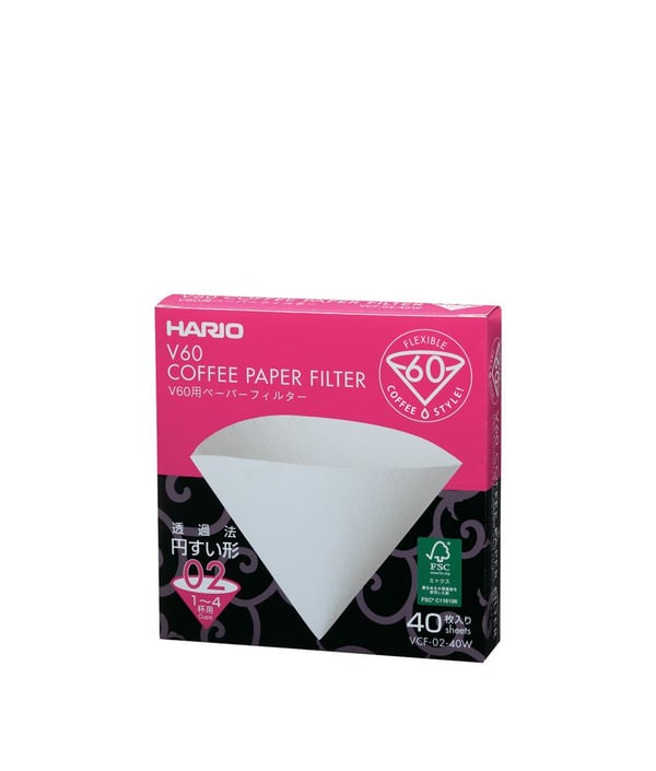 Hario VCF-02-40W del & tilbehør til kaffemaskine Kaffefilter Hario VCF-02-40W del & tilbehør til kaffemaskine Kaffefilter