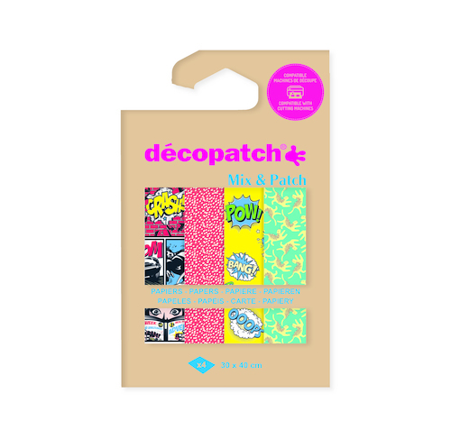 Décopatch DP039C målarpapper Konstpapper 4 ark Décopatch DP039C målarpapper Konstpapper 4 ark
