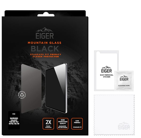 Miniatyrbillede 2 af 2: EIGER EGMSP00329 tabletskærmbeskytter Skærmfilter Samsung 1 stk