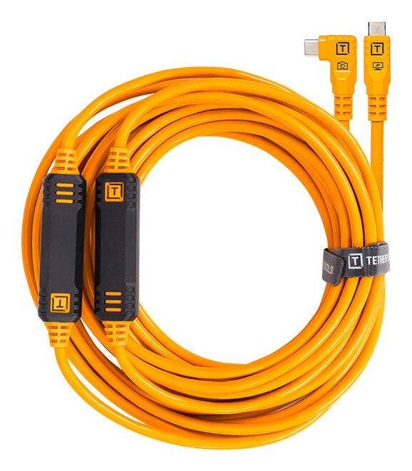 Pikkukuva 1 / 9: Tether Tools CUC31RT2-ORG USB-kaapeli USB 3.2 Gen 1 (3.1 Gen 1) 9,4 m USB C 5 Gbit/s Oranssi