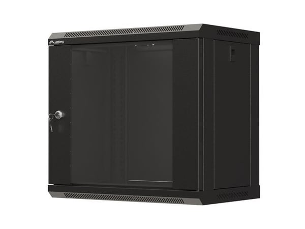 Lanberg WF03-5309-10B rack 9U Väggmonterad rack Svart