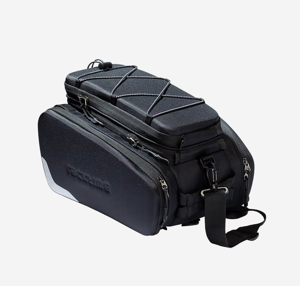 Miniatyrbillede 1 af 6: racktime Odin Bagside Cykeltaske 19 L EVA (ethylenvinylacetat), Nylon Sort