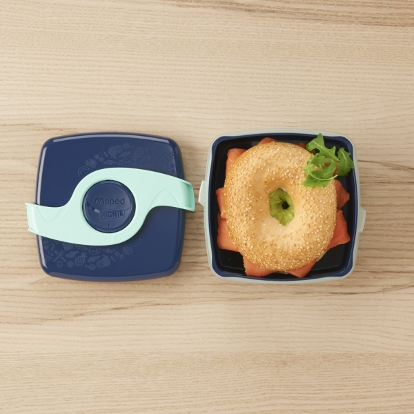 Maped 870101 matlåda Lunchbox, set 1,4 l ABS, Polypropylen (PP), Silikon Rosa, Transparent 2 styck