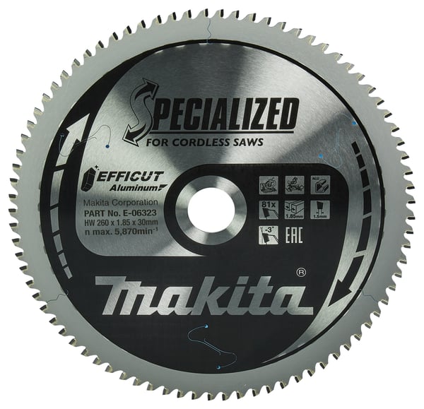 Miniatyrbillede 1 af 2: Makita E-06323 tilbehør vinkelsliber Skæreskive