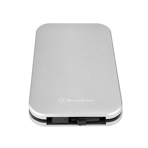 Miniatyrbild 5 av 6: Silverstone MMS02C HDD- / SSD kabinett Aluminium, Svart 2.5"
