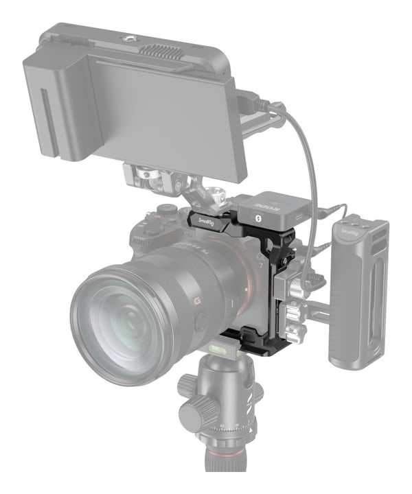 Miniatyrbillede 2 af 6: SmallRig Half Cage Sony A7 IV/A7R IV kamera taske 1/4" Sort