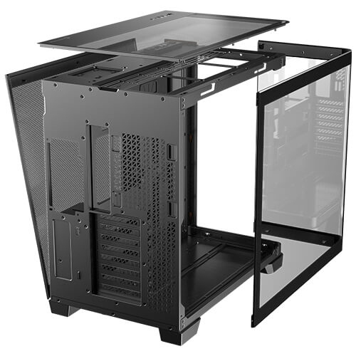 Pikkukuva 4 / 23: Antec Geh Antec C8 Curve Wood Full Tower musta retail - Tornikotelo - ATX