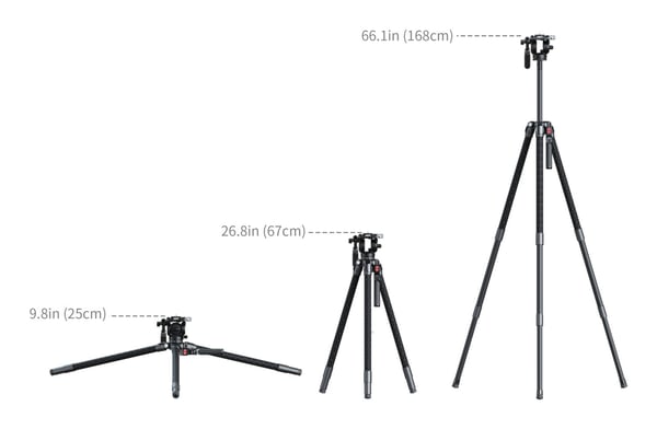 SmallRig 5305 kamerastativ Digital-/filmkameraer 3 ben Sort