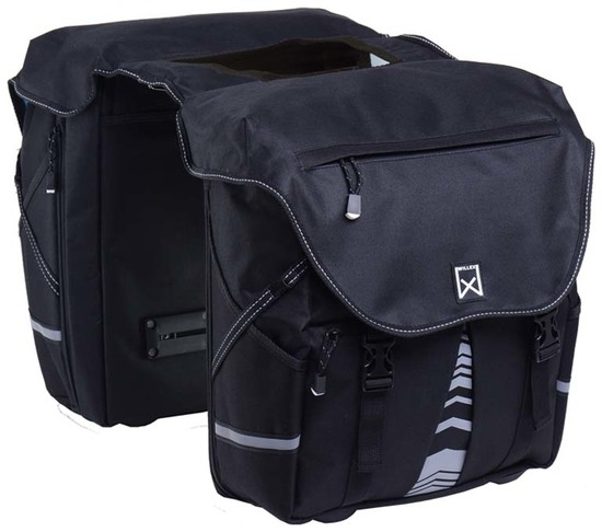 Willex 13611 cykeltaske & kurv Bagside 50 L Polyester Sort