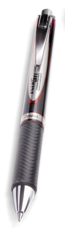 Pentel BLP77-BX gelpennor Indragbar gelpenna Röd 12 styck