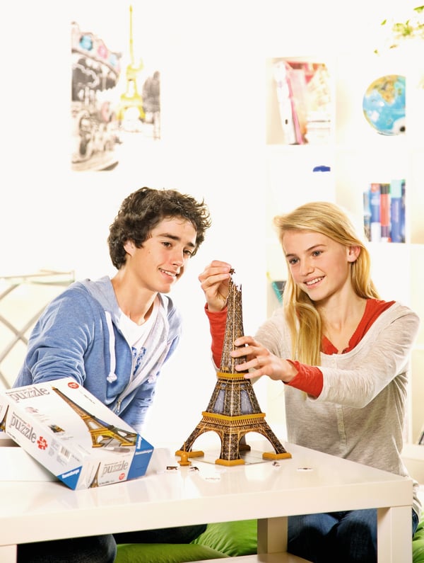 Ravensburger 4005556125562 Form puslespil 216 stk Bygninger