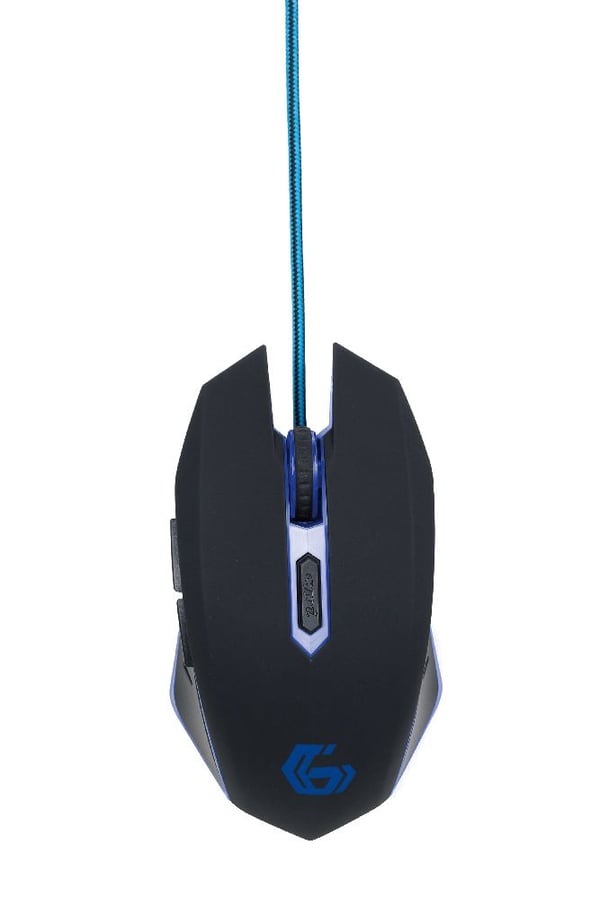 Gembird MUSG-001-B mus Spil Ambidextrous USB Type-A 2400 dpi