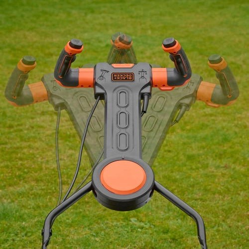 Pikkukuva 12 / 12: Black & Decker BEMW481ES Työnnettävä ruohonleikkuri AC Oranssi