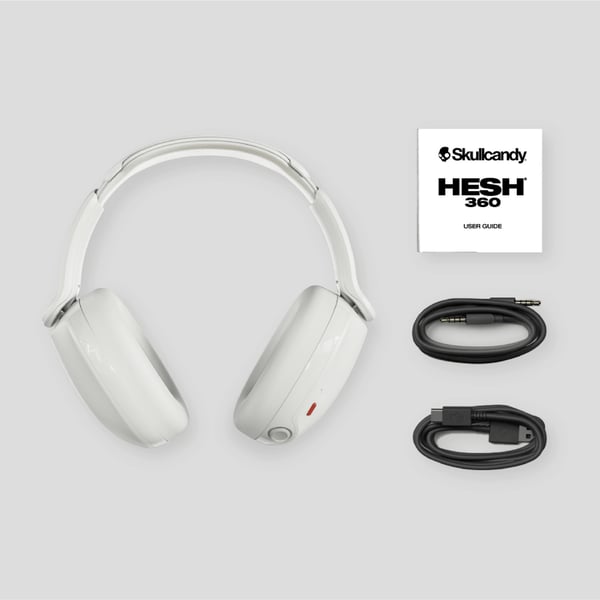 Miniatyrbild 7 av 8: Skullcandy Hesh 360 Headset Kabel & Trådlös Huvudband Musik/vardag USB Type-C Bluetooth Vit