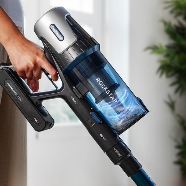 Pikkukuva 2 / 14: Cecotec Conga Rockstar RS50 Sauvaimuri Akku Kuiva Pölypussi 0,5 L 400 W Musta, Sininen 2200 ah