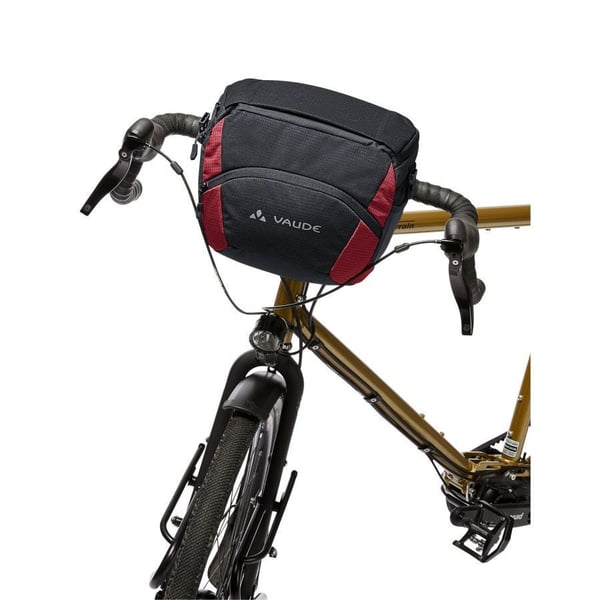 VAUDE 15327 Front Cykeltaske 6 L Polyester Sort, Rød