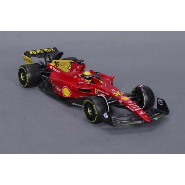 BBURAGO Ferrari F1-75 1:24 Spec Leclerc 22 Modellsportbil Förmonterad