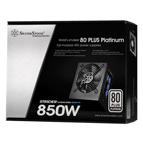 Pikkukuva 8 / 8: Silverstone ST85F-PT virtalähdeyksikkö 850 W 20-pin ATX ATX Musta