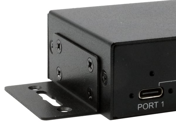 EXSYS EX-11295HMS gränssnittshubbar USB 3.2 Gen 2(3.1 Gen 2) Type-B 10000 Mbit/s Svart