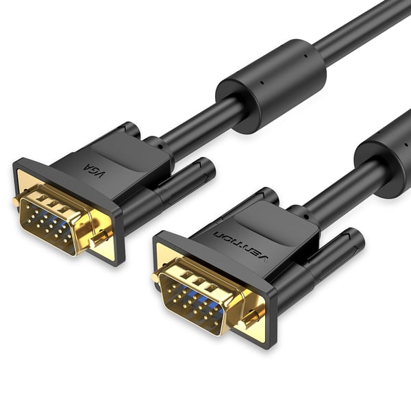Vention DAEBH VGA-kabel 2 m VGA (D-Sub) Svart Vention DAEBH VGA-kabel 2 m VGA (D-Sub) Svart