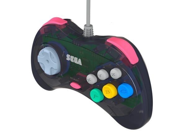 Retro-Bit RB-SGA-022 spelkonsoler Grå Spelplatta Analog Sega Saturn