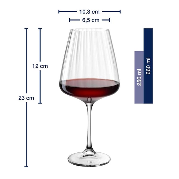LEONARDO PAOLO 660 ml Rødvinsglas