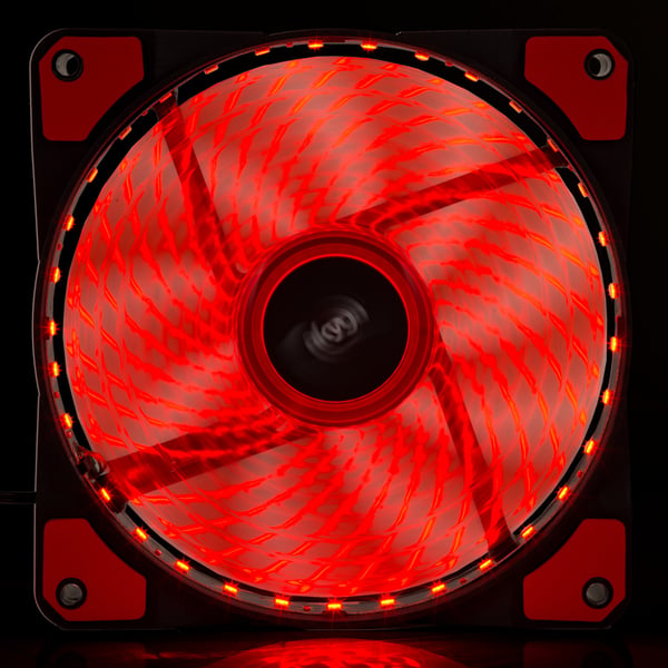 Akyga AW-12E-BR kylsystem för dator Datorväska Fan 12 cm Svart