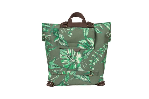Miniatyrbillede 2 af 10: Basil Ever-Green Bagside Cykeltaske 14 L Polyester Grøn, Grå