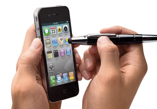 Wedo Touchpen Pioneer stylus pen Sort, Sølv