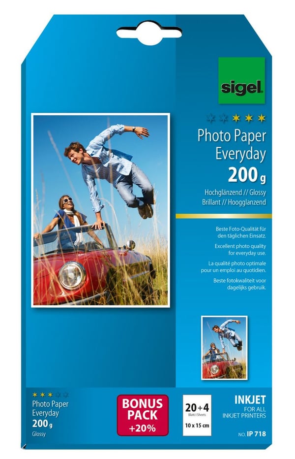 Sigel IP718 fotopapir Glans Sigel IP718 fotopapir Glans