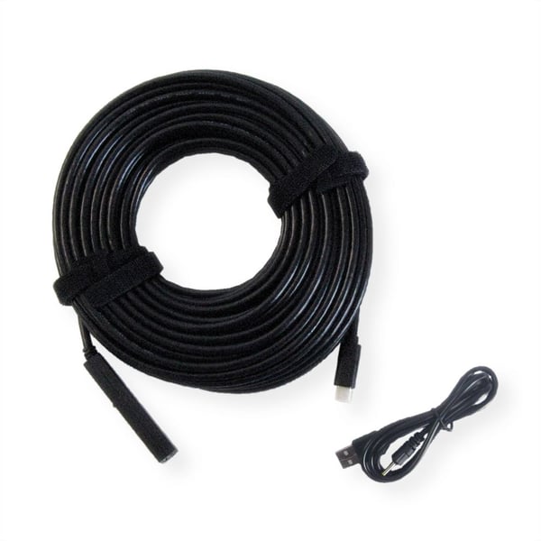 VALUE 12.99.1114 USB-kablar USB 2.0 20 m USB A USB C Svart