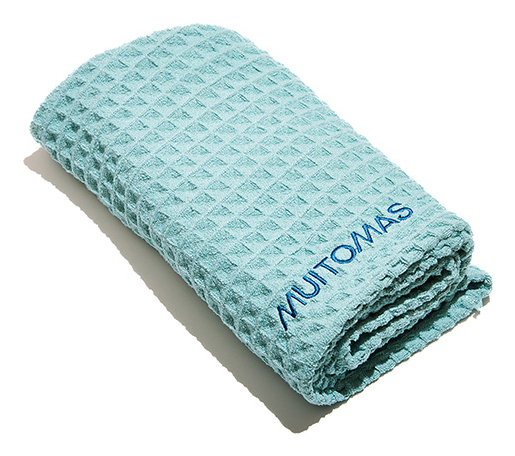 Muitomas HAIRTOWELBL hårhåndklæde Blå Mikrofiber