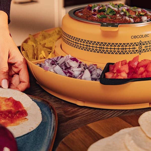 Miniatyrbillede 4 af 6: Cecotec Fun Taco Andale Máquina varmeskab Gul